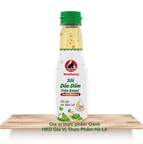 (Thùng 24) Sốt dầu dấm trộn salad Nam Dương 250g
