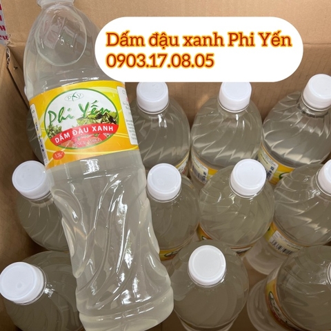 (Thùng 12) Giấm / Dấm đậu xanh Phi Yến (1.5L)