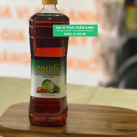 Giấm / Dấm ĐỎ 1L - COROLI