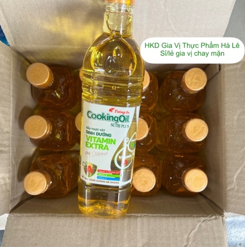 (Thùng 12) Dầu ăn Vitamin Extra Tường An (1L)