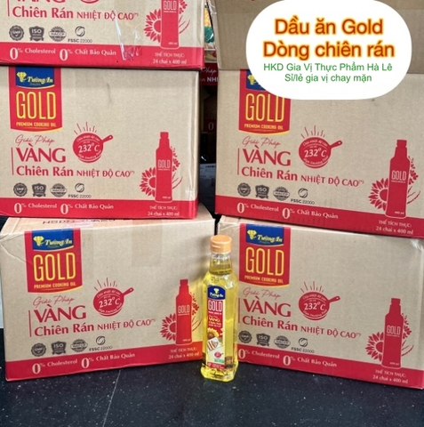 (Thùng 24) Dầu GOLD Tường An (400ml)
