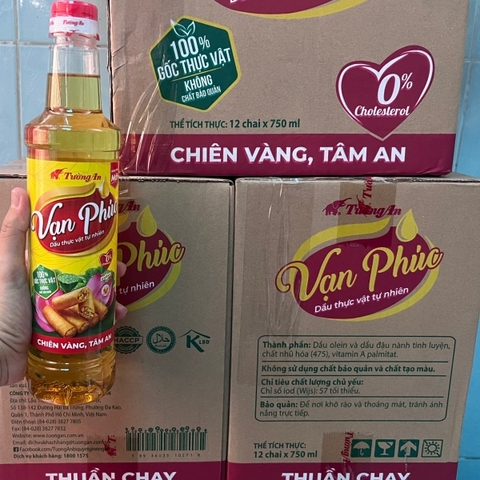 (Thùng 12) Dầu ăn Vạn Phúc Tường An (750ml)