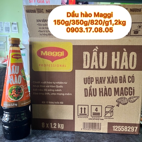 (Thùng 8) Dầu hào Maggi 1.2kg