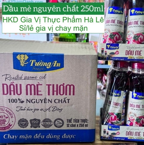 (Thùng 24) Dầu mè thơm nguyên chất (100ml)