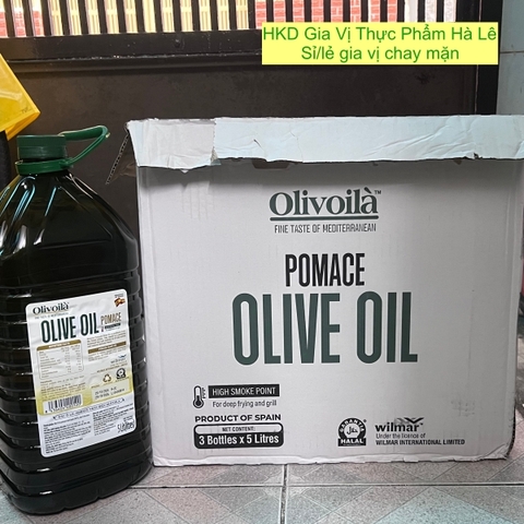 (Thùng 3) Dầu Olive Pomace Olivoila (5L)