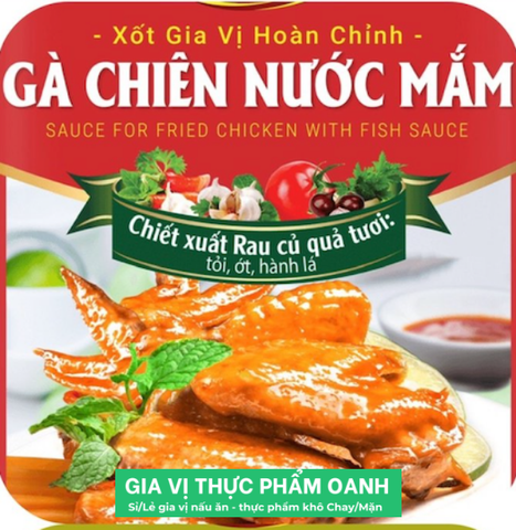 (SET 5/2,5-3kg thịt) Gia vị hoàn chỉnh GÀ CHIÊN NƯỚC MẮM Barona (80gr)