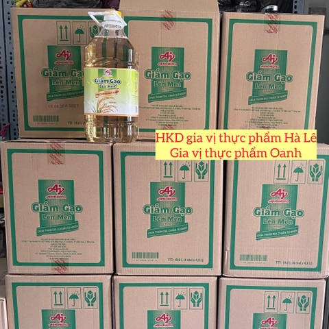 (Thùng 4) Giấm / Dấm gạo Lisa Ajinomoto (4.9l)