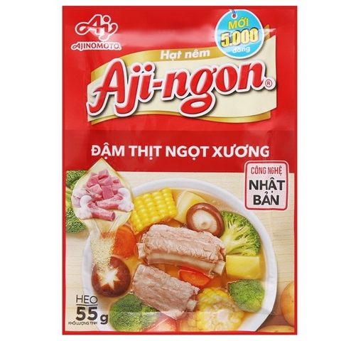 (Thùng 150) Hạt nêm heo Aji Ngon 55g