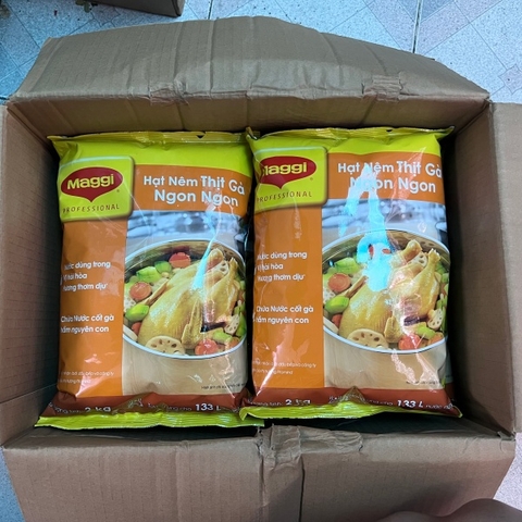(Thùng 6) Hạt nêm gà Maggi (2kg)