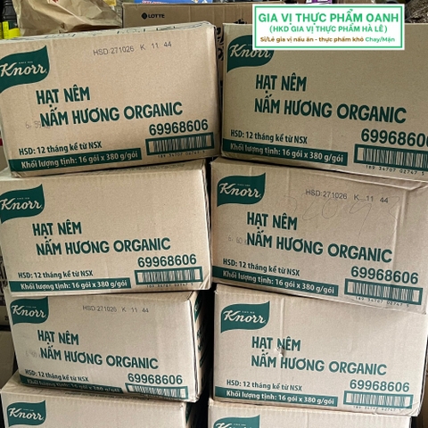 (Thùng 16) Hạt nêm nấm hương Knorr 380gr