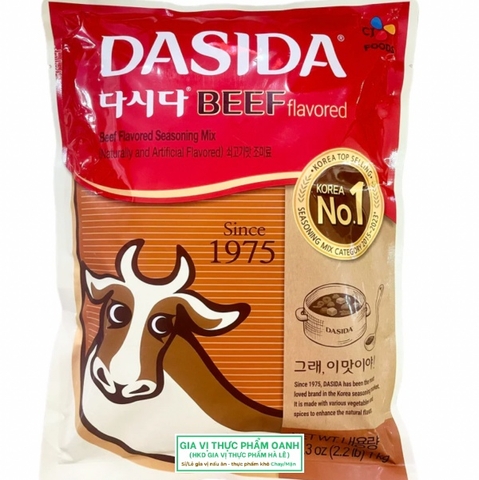 (Thùng 10) (DASIDA )Hạt nêm vị bò (E) 1KG
