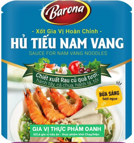 (Set 5/ 5-6 lít nước) Gia vị hoàn chỉnh HỦ TÍU NAM VANG Barona (110gr)