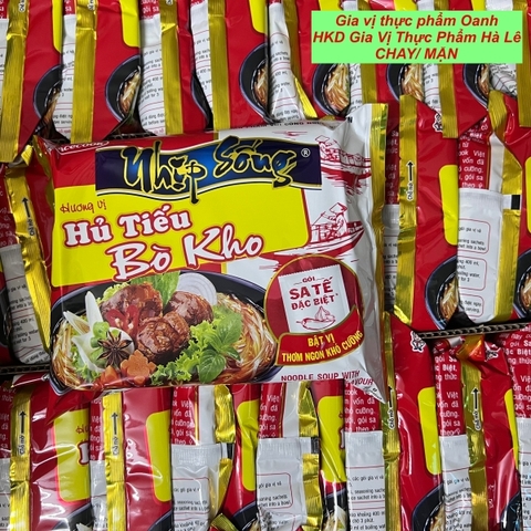 (Thùng 30) Hủ tíu BÒ KHO Nhịp Sống Hảo Hảo Acecook (75 g)