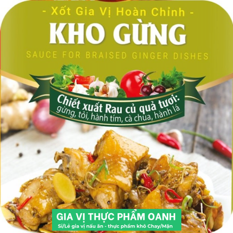 Gia vị hoàn chỉnh  KHO GỪNG Barona (80gr)