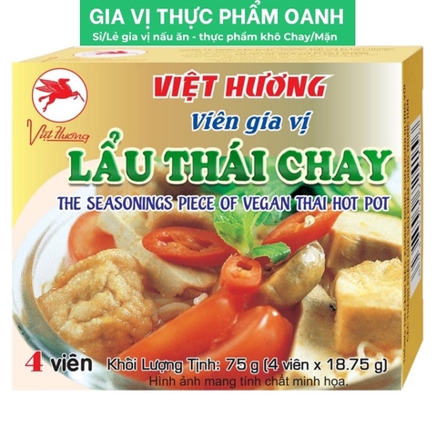 Viên gia vị LẨU THÁI CHAY Việt Hương