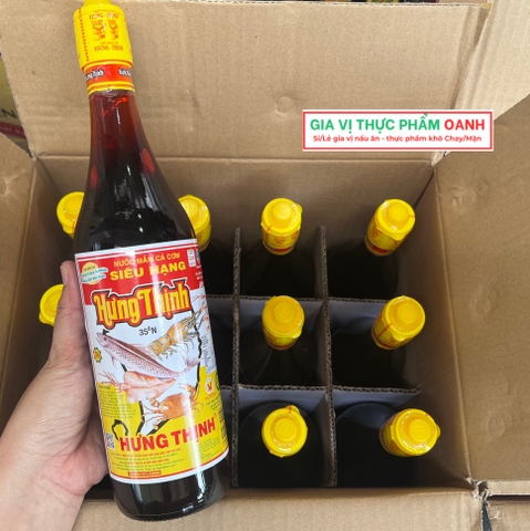 (Thùng 12) Nước mắm Hưng Thịnh 35 độ