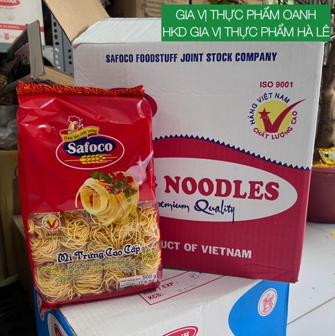 (Thùng 10) Mì cao cấp(500gr) Safoco