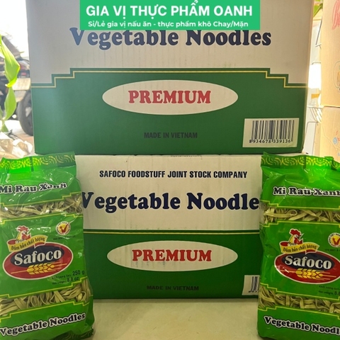 (Thùng 20) Mì rau xanh (250gr) Safoco