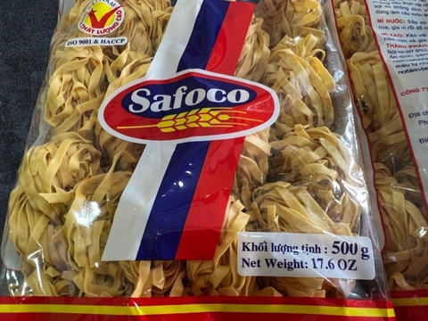 (Thùng 20) Mì trứng sợi lớn Safoco (500gr) Safoco
