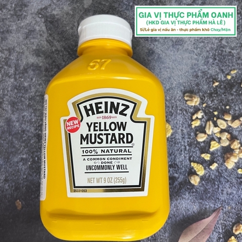 (Thùng 16) Mù tạt vàng Heinz (255gr)
