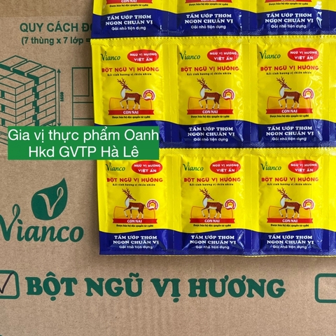 Bột ngũ vị hương Vianco 3.5gr (Thùng 1000 gói)