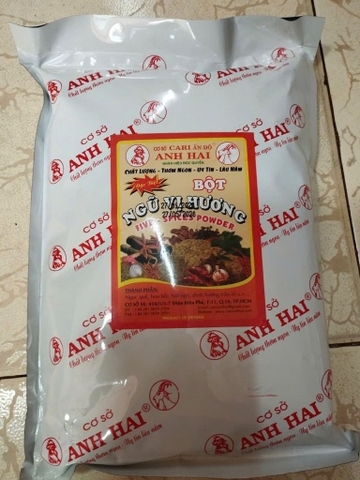 Bột ngũ vị hương Anh Hai xuất khẩu (500gr)