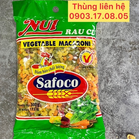 (Thùng 50) Nui rau củ chữ C Safoco (200gr)