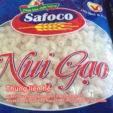 (Thùng 25) Nui gạo tôm khô 200gr Safoco