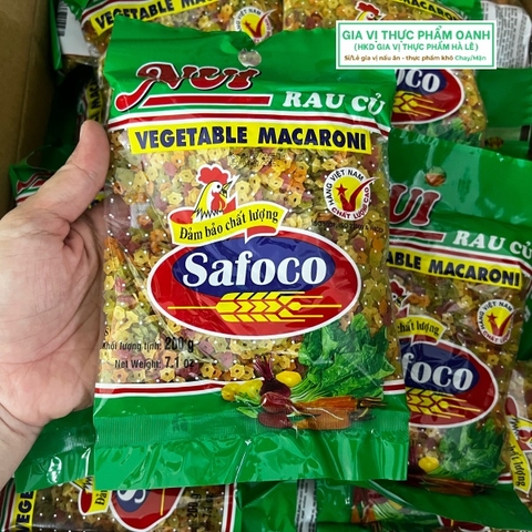 (Thùng 20) Nui sao rau củ Safoco (500gr)