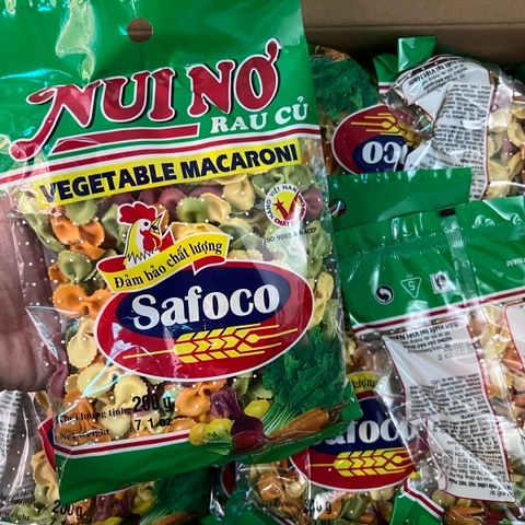 (Thùng 20) Nui nón rau củ (200gr) Safoco