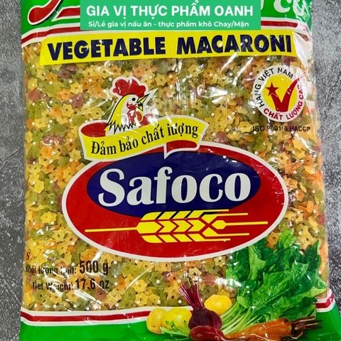 (Thùng 50) Nui sao rau củ Safoco (200gr)
