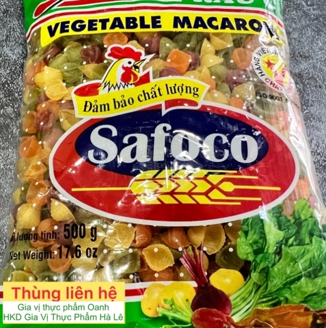 (Thùng 50) Nui sò rau củ Safoco (200gr)