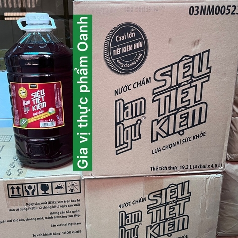 (Thùng 4) Nam Ngư siêu tiết kiệm (5L)