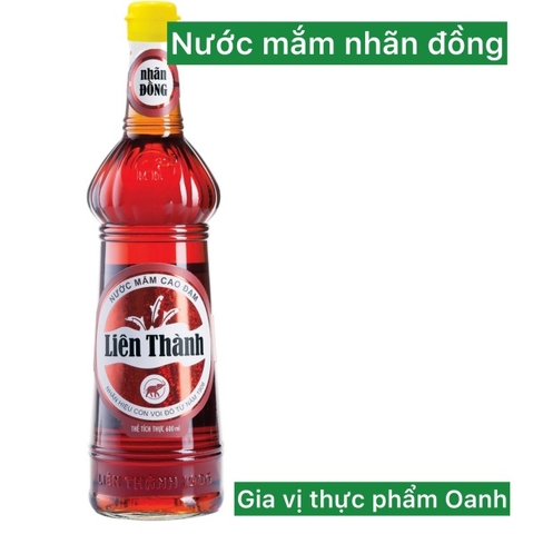 (Thùng 12) Nước mắm Liên Thành nhãn đồng (chai 600ml)