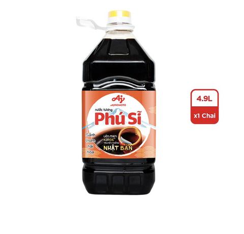 (Thùng 4) Nước tương Phú Sĩ 4.8L