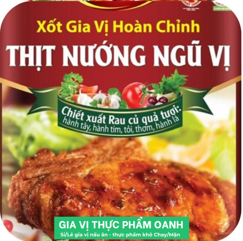 Gia vị hoàn chỉnh THỊT NƯỚNG NGŨ VỊ Barona (80gr)-Hộp 20