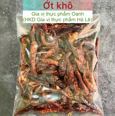 Ớt khô nguyên trái (100gr)