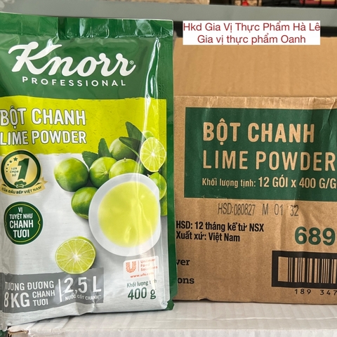 (Thùng 12) Bột chanh Knorr (400gr)