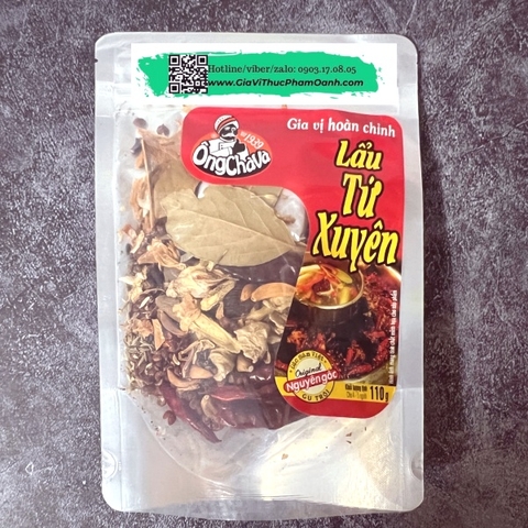 (Thùng 30) Gia vị Lẩu Tứ Xuyên 110g