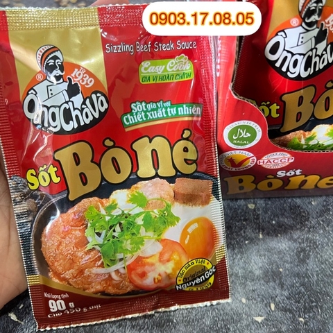 (Thùng 60) Sốt bò né Ông Chà Và (90gr)