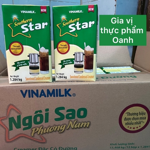 (Thùng 12) Sữa đặc Ngôi sao Phương Nam (bao giấy 1,2kg)