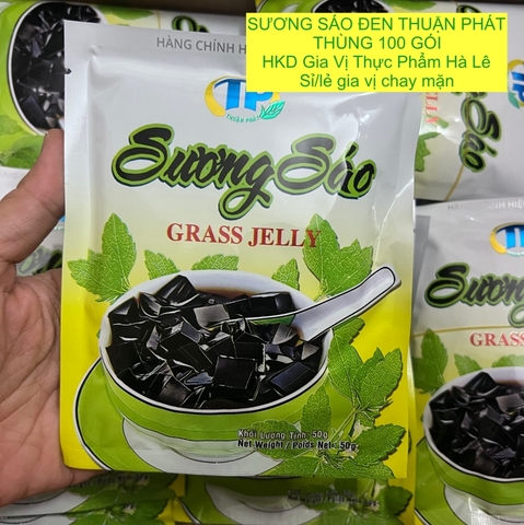 Sương sáo đen Thuận Phát (gói 50gr)-Lốc 5