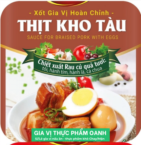 (Set 5/ 2,5-3kg thịt) Gia vị hoàn chỉnh THỊT KHO TÀU Barona (80gr)