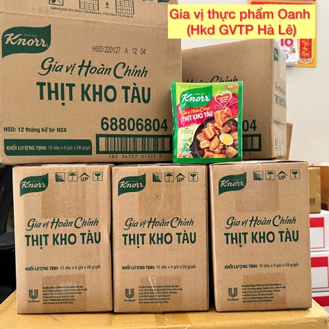(Thùng 60) Knorr Gia vị nêm sẵn thịt kho tàu (28gr)
