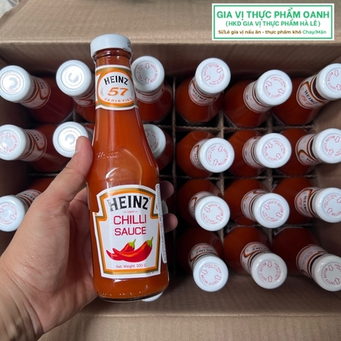 Tương Ớt Heinz (chai thủy tinh 300gr)