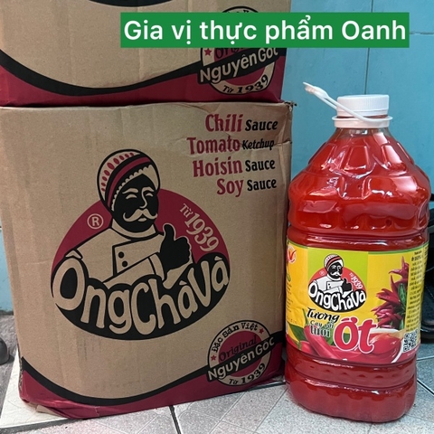 (Thùng 4) Tương ớt 5Kg Ông Chà Và