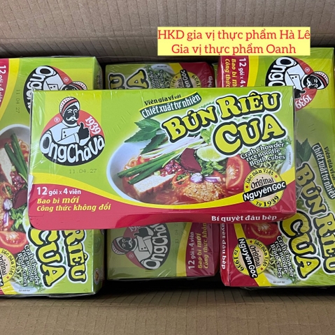 (Lốc 12) Viên gia vị bún riêu 75gr-Ông Chà Và
