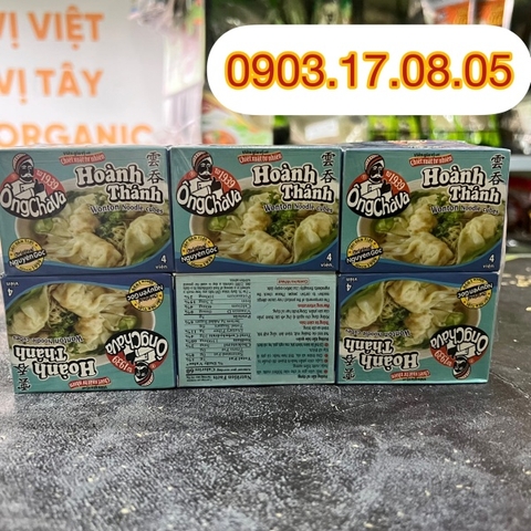 (Lốc 12) Viên gia vị hoành thánh 75gr-Ông Chà Và