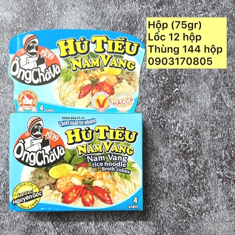 (Thùng 144) Viên gia vị Hũ tiếu nam vang 75gr-Ông Chà Và