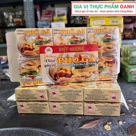 (Lốc 12) Viên gia vị PHỞ GÀ Việt Hương
